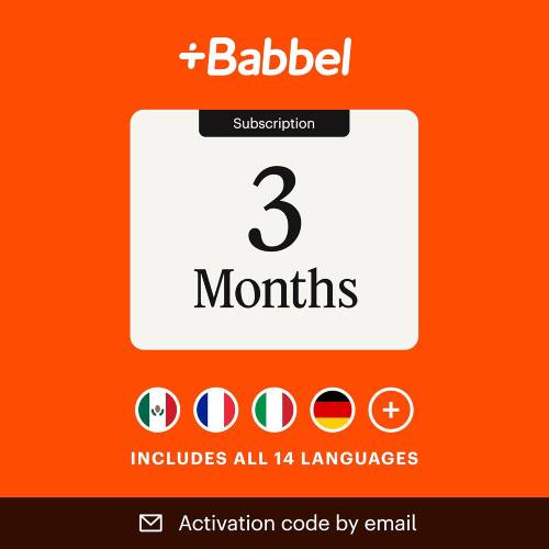 Babbel Language Learning, 3 Months